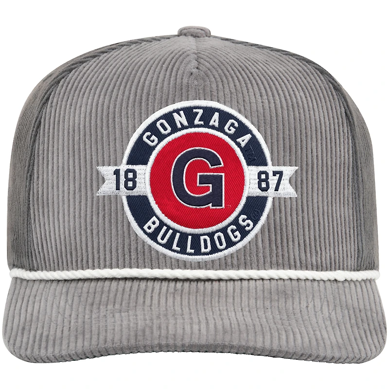 Men's Colosseum  Gray Gonzaga Bulldogs Where's My Hat Podium Adjustable Trucker Hat