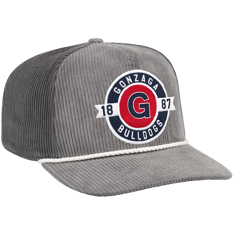 Men's Colosseum  Gray Gonzaga Bulldogs Where's My Hat Podium Adjustable Trucker Hat