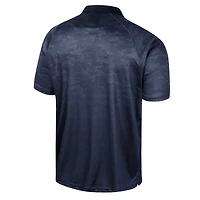 Men's Colosseum Navy Gonzaga Bulldogs Honeycomb Raglan Polo