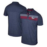 Men's Colosseum Navy Gonzaga Bulldogs Langmore Polo