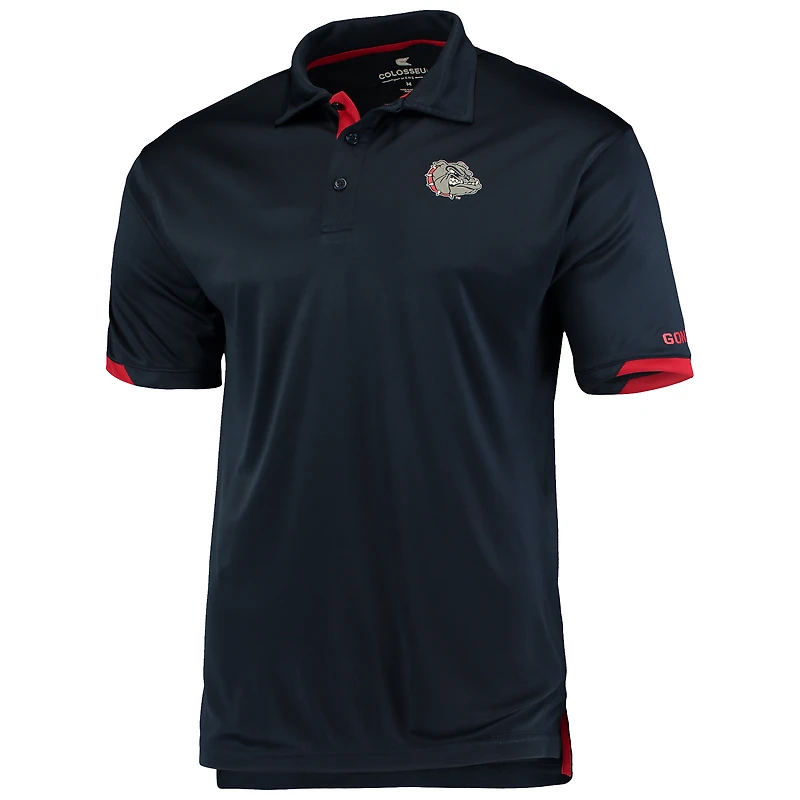 Polo léger Colosseum Navy Gonzaga Bulldogs Santry pour homme