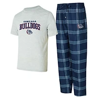 Ensemble de nuit pour homme Concepts Sport Gonzaga Bulldogs avec haut et pantalon