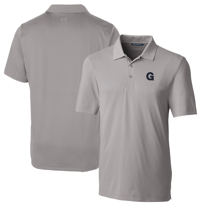 Men's Cutter & Buck Gray Gonzaga Bulldogs Logo Big Tall Forge Stretch Polo