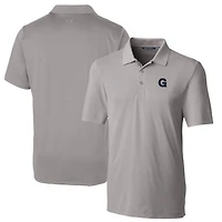Men's Cutter & Buck Gray Gonzaga Bulldogs Logo Big Tall Forge Stretch Polo