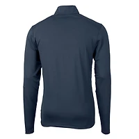 Pull zippé en piqué écologique recyclé pour homme, couleur bleu marine, de l'équipe des Bulldogs Gonzaga, la collection Virtue, Bulldogs, ...