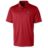 Men's Cutter & Buck Red Gonzaga Bulldogs Team Logo Big Tall Prospect Textured Stretch Polo