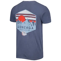 T-shirt Homme Bleu Marine Gonzaga Bulldogs Landscape Shield