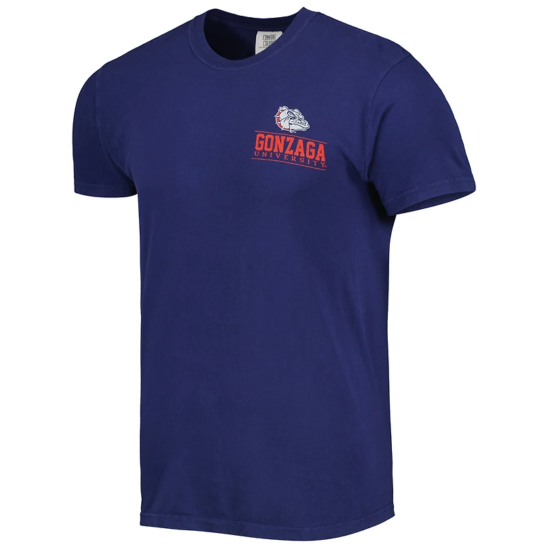 T-shirt Homme Bleu Marine Gonzaga Bulldogs Logo Campus Icon