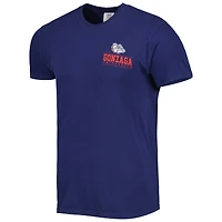 T-shirt Homme Bleu Marine Gonzaga Bulldogs Logo Campus Icon