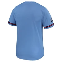 Maillot de baseball réplique bleu clair Gonzaga Bulldogs Nike pour homme