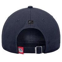 Casquette réglable Nike Navy Gonzaga Bulldogs 2024 Sideline Club pour homme