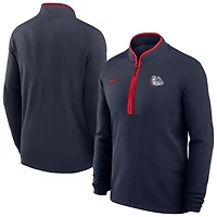 Men's Nike Navy Gonzaga Bulldogs Basketball Victory Dri-FIT Half-Zip Pullover