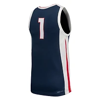 Men's Nike  Navy Gonzaga Bulldogs Replica Basketball Jersey