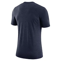 T-shirt rétro tri-mélange Nike bleu marine Gonzaga Bulldogs pour hommes