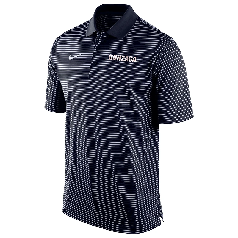 Polo pour homme Nike Gonzaga Bulldogs Stadium Stripe Performance Team - Bleu marine
