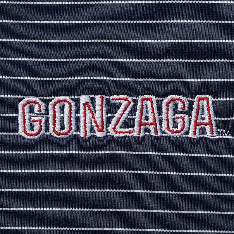 Polo pour homme Nike Gonzaga Bulldogs Stadium Stripe Performance Team - Bleu marine