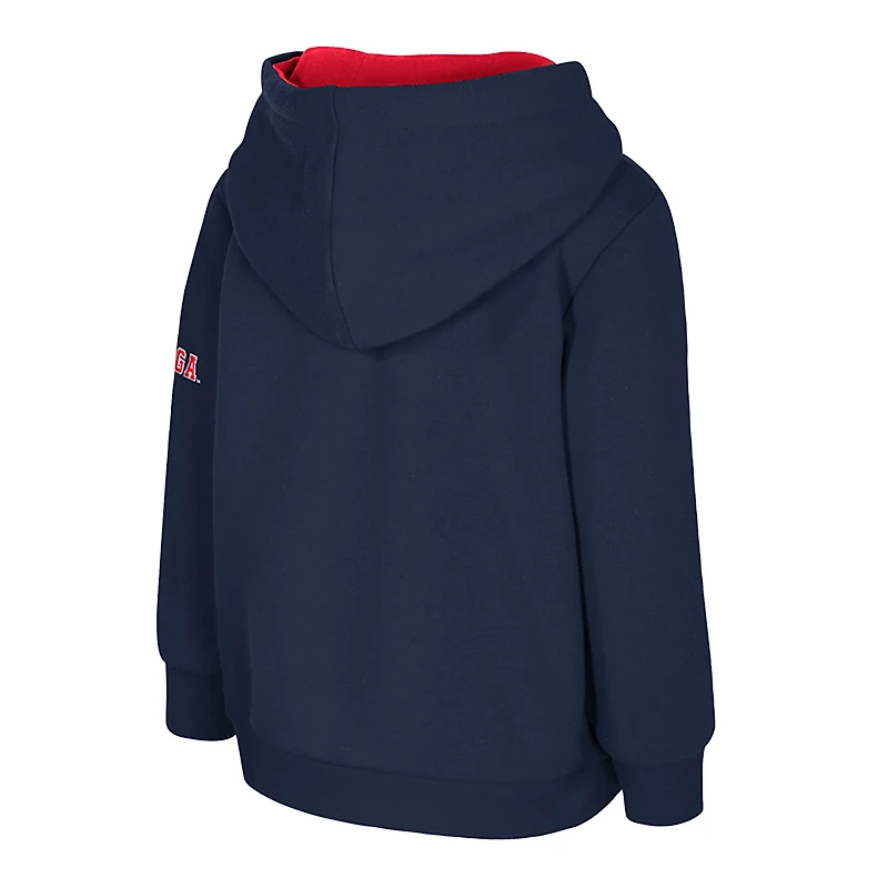 Toddler Colosseum  Navy Gonzaga Bulldogs Big Logo Volume Fleece Pullover Hoodie