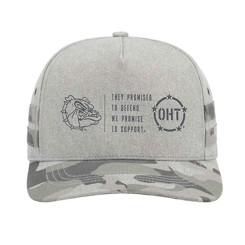 Casquette unisexe ajustable Colosseum Gray Gonzaga Bulldogs OHT Squad Podium