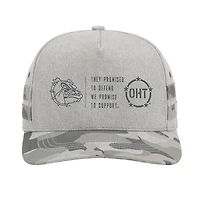 Casquette unisexe ajustable Colosseum Gray Gonzaga Bulldogs OHT Squad Podium