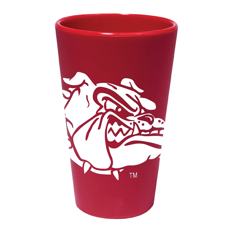Verre à bière en silicone de 16 oz de WinCraft Gonzaga Bulldogs aux couleurs de l'équipe