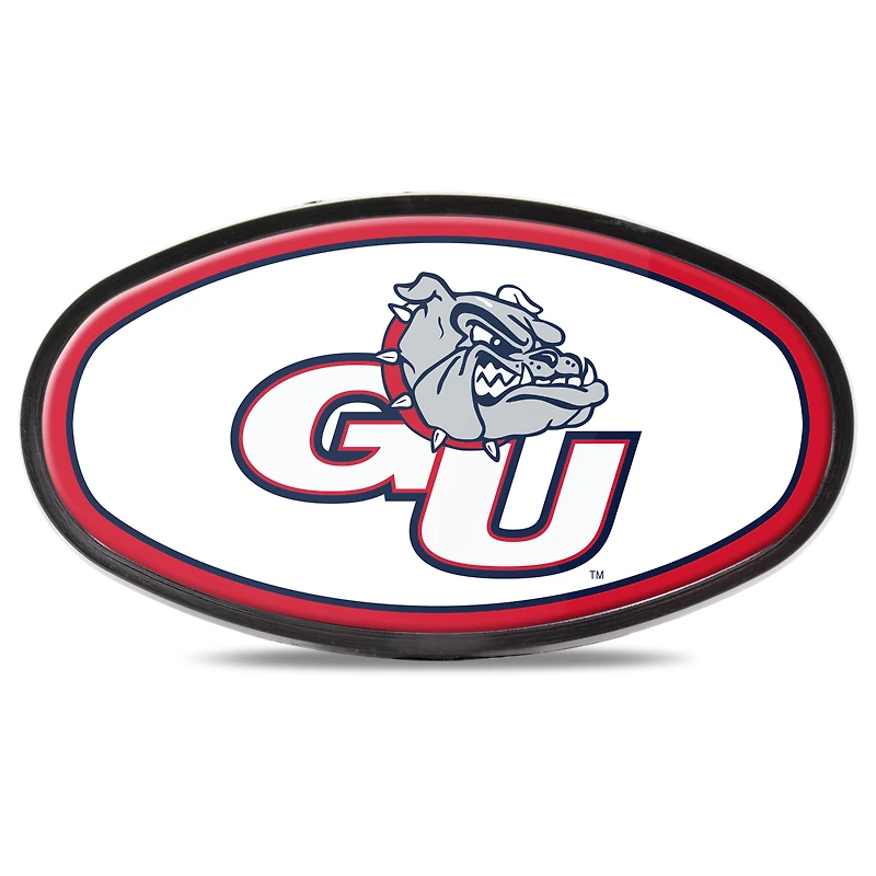 Housse d'attelage de hayon WinCraft Gonzaga Bulldogs ovale recouverte de couleur