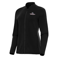 Veste zippée intégrale Antigua noire Gonzaga Bulldogs pour femme