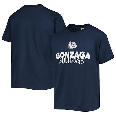 Youth Navy Gonzaga Bulldogs Team T-Shirt