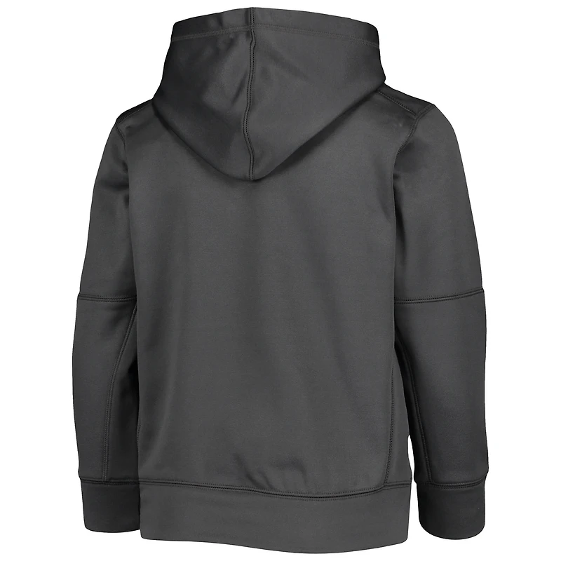 Sweat à capuche Nike Gonzaga Bulldogs KO Performance anthracite pour enfant