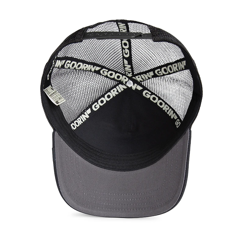 Men's Black Goorin Bros The Black Panther Adjustable Trucker Hat