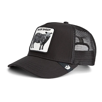 Casquette trucker ajustable Goorin Bros The Black Sheep noire pour homme
