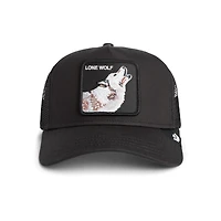 Men's  Black Goorin Bros The Lone Wolf Adjustable Trucker Hat