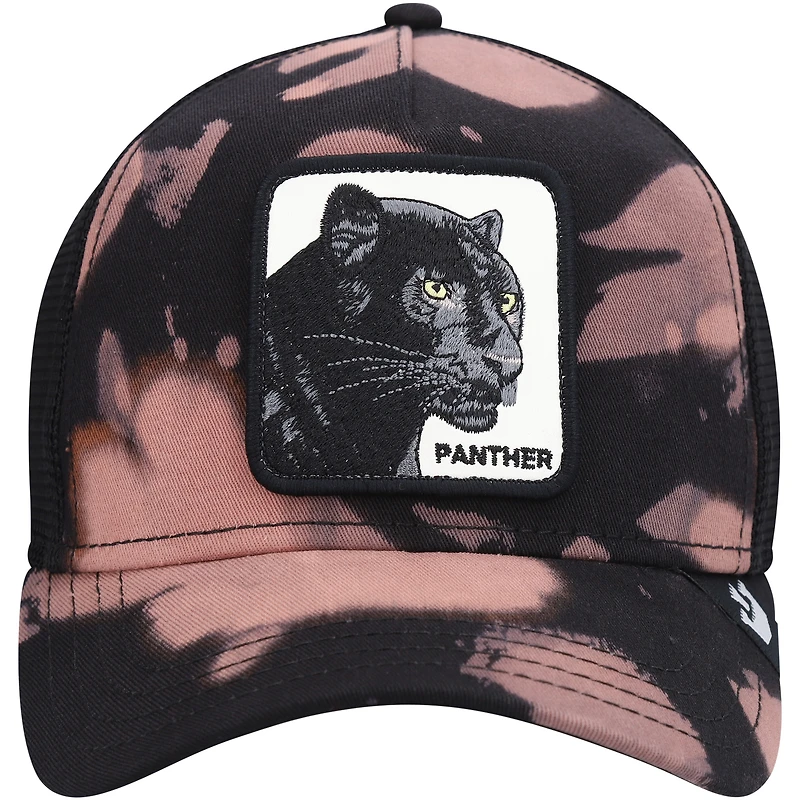 Men's Goorin Bros Black Acid Panther Trucker Snapback Hat