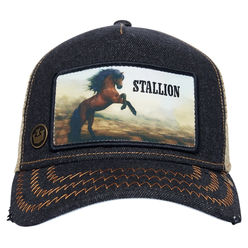 Men's Goorin Bros Charcoal Rodeo Stallion Trucker Adjustable Hat