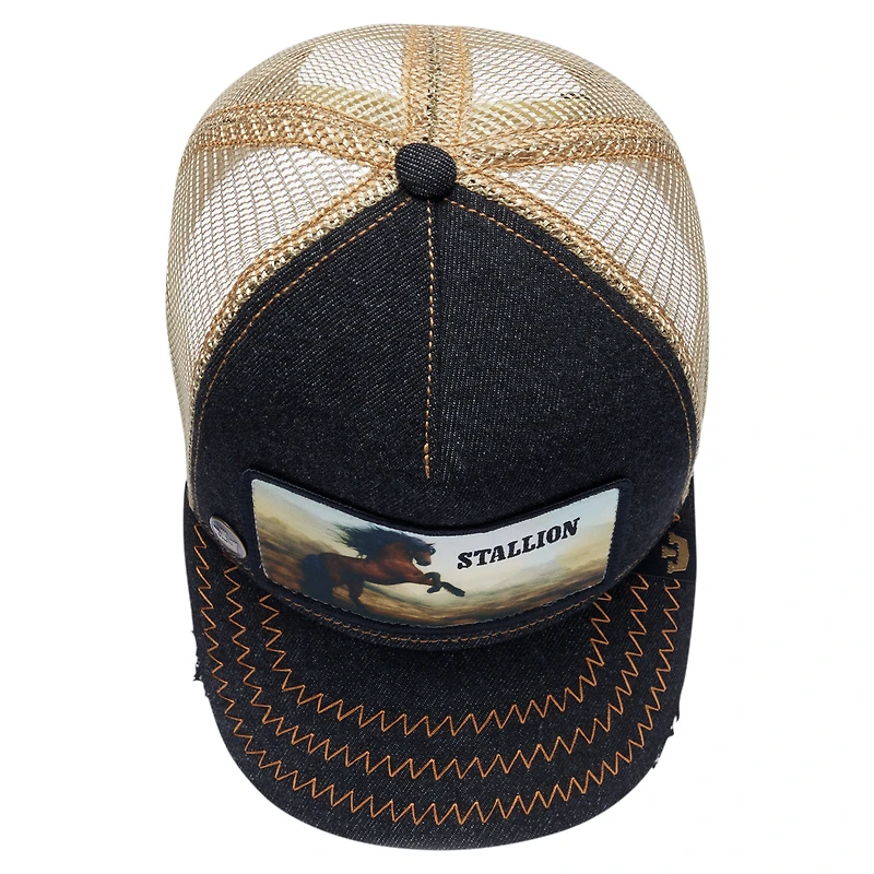 Men's Goorin Bros Charcoal Rodeo Stallion Trucker Adjustable Hat