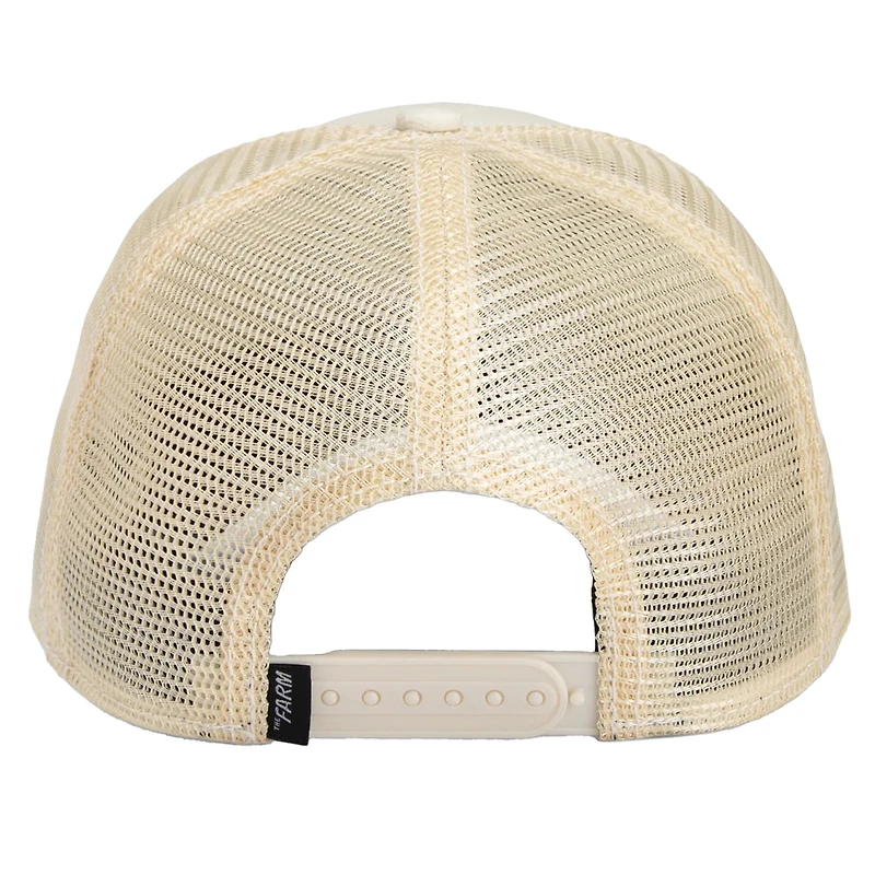 Men's Goorin Bros Cream Deadly Companion Adjustable Canvas Trucker Hat