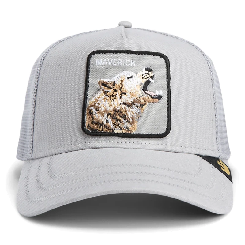 Casquette camionneur ajustable grise Howling in Harmony pour homme de Goorin Bros.