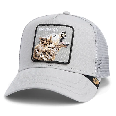 Casquette camionneur ajustable grise Howling in Harmony pour homme de Goorin Bros.