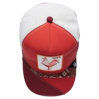 Casquette réglable rouge Farmigami Cock Trucker Goorin Bros pour hommes
