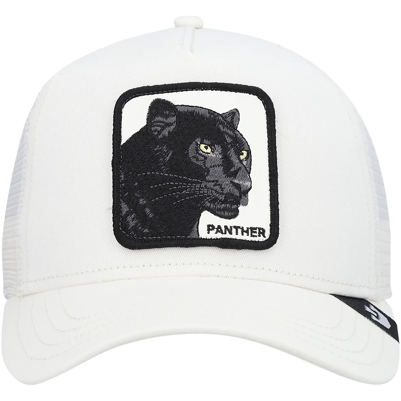 Men's Goorin Bros White The Panther Trucker Adjustable Hat