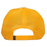 Peinture en aérosol jaune Goorin Bros pour hommes, casquette réglable de camionneur Punk Arch