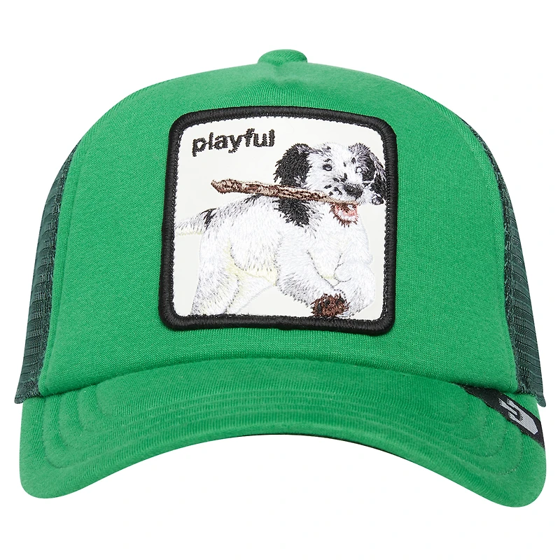 Youth Goorin Bros Kelly Green Playtime Trucker Adjustable Hat