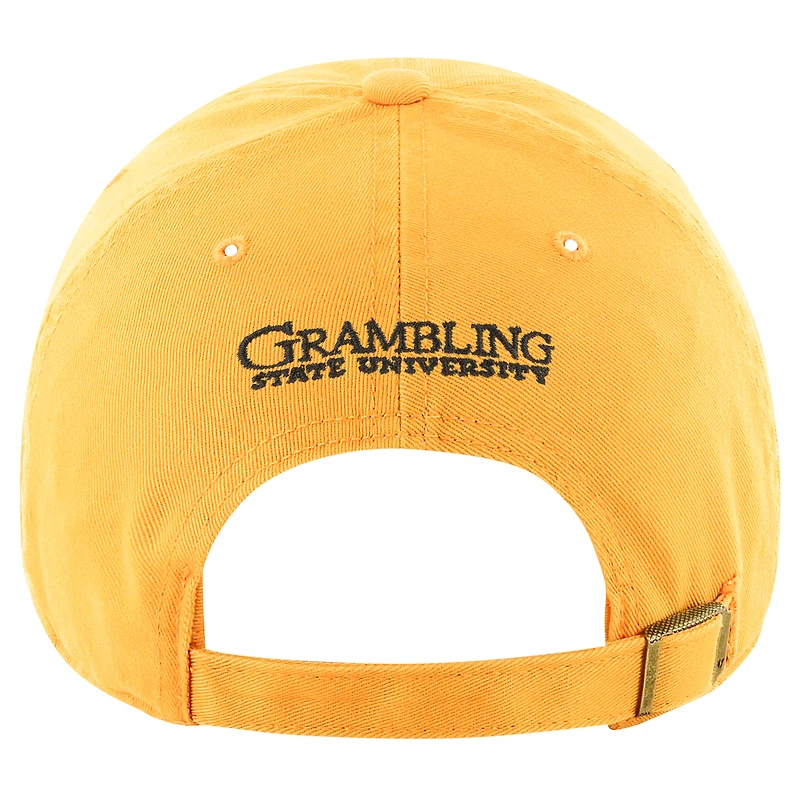 Casquette réglable de nettoyage latéral et arrière '47 Gold Grambling Tigers pour hommes