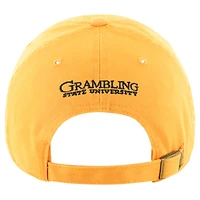 Casquette réglable de nettoyage latéral et arrière '47 Gold Grambling Tigers pour hommes