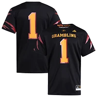 Maillot adidas Premier Strategy noir Grambling Tigers pour homme