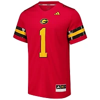 Maillot adidas #1 Red Grambling Tigers Premier Strategy pour homme