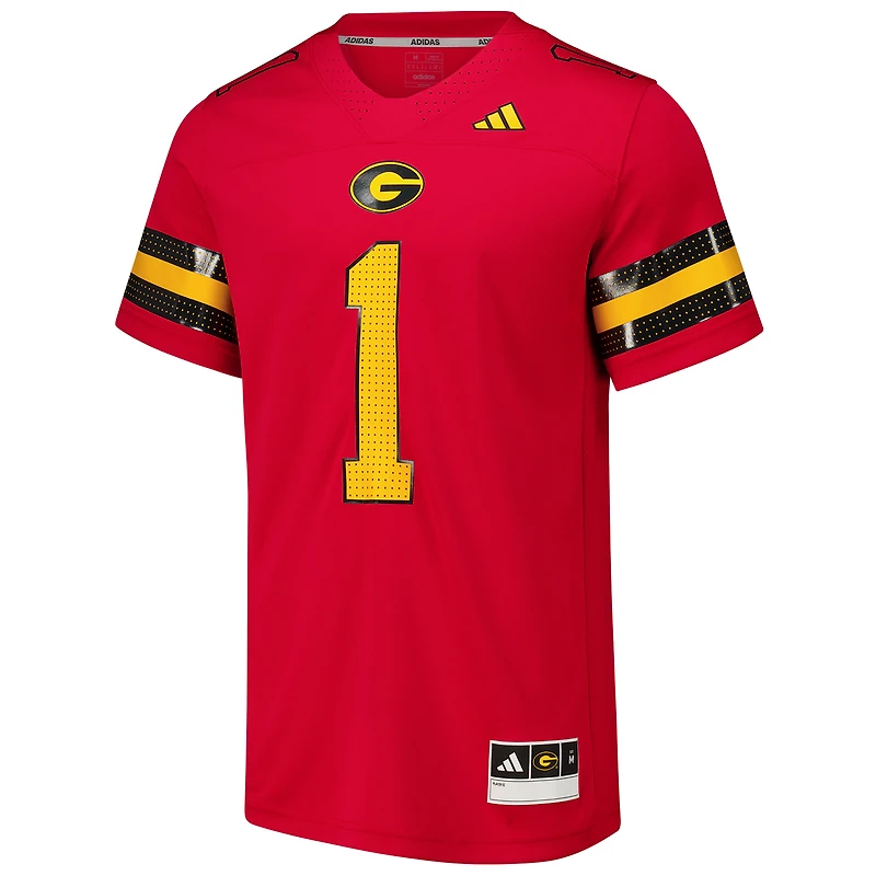 Maillot adidas #1 Red Grambling Tigers Premier Strategy pour homme