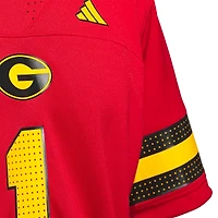 Maillot adidas #1 Red Grambling Tigers Premier Strategy pour homme