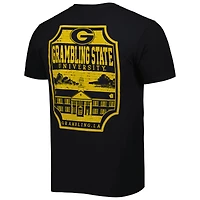 T-shirt noir Grambling Tigers Logo Campus Icon pour homme