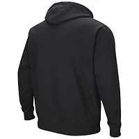 Men's Colosseum Black Grambling Tigers Arch & Logo 3.0 Pullover Hoodie