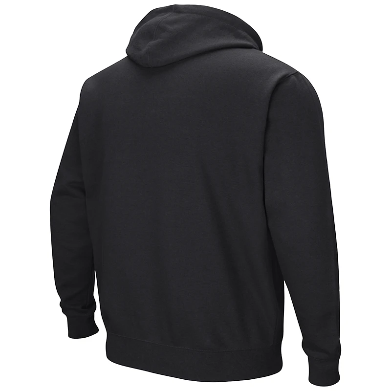 Men's Colosseum  Black Grambling Tigers Arch & Logo Hoodie